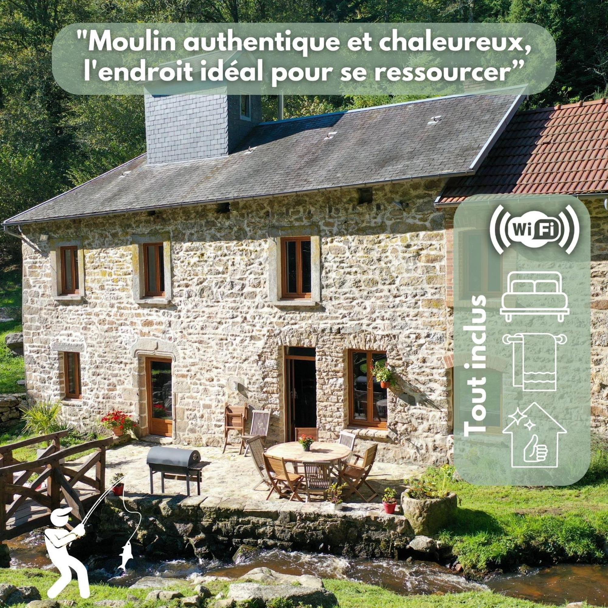 Authentique Moulin Tout Inclus-Moulin De Lavaugarde Thauron Exteriér fotografie